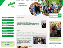 Tablet Screenshot of collegehagelstein.be
